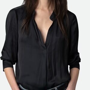ZADIG & VOLTAIRE
Tink Satin Tunic Blouse